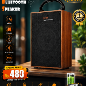 Ad Wooden Bluetooth Speaker With Dolby Sound Effect Speaker